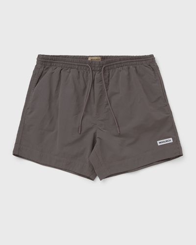 WOOLRICH SOLID SWIM SHORTS, brown