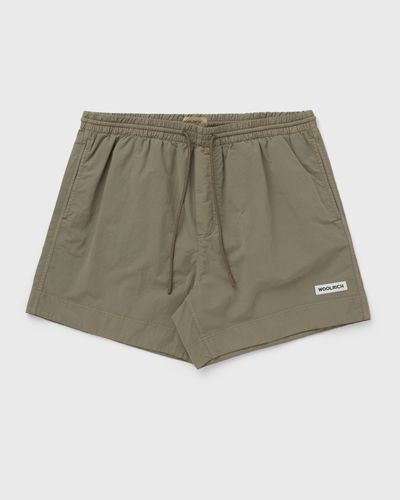 WOOLRICH SOLID SWIM SHORTS, green