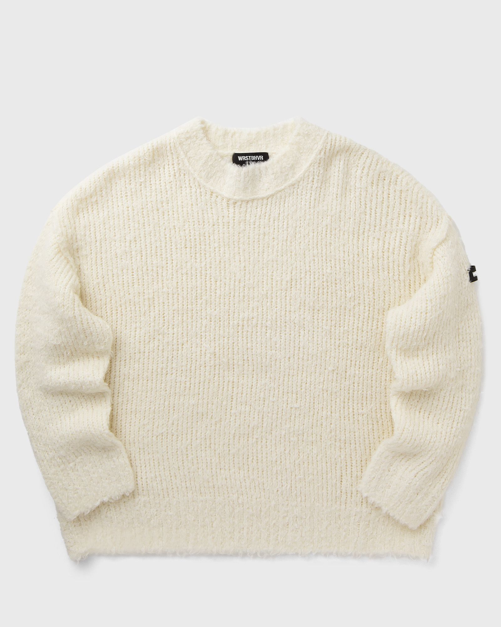 WRSTBHVR ARFUS SWEATER, white