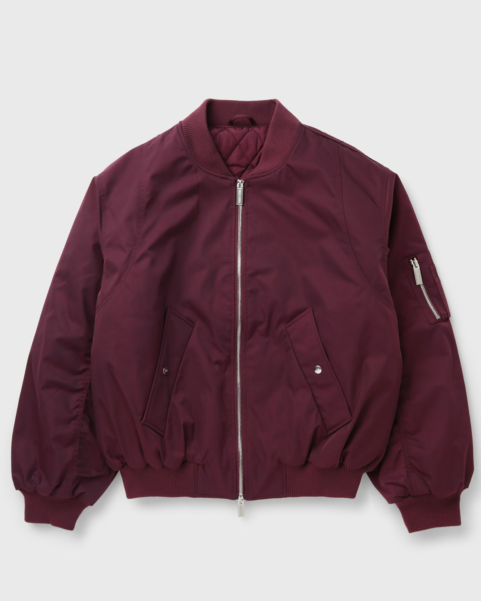 WRSTBHVR ARVEN V3 BOMBER JACKET, purple