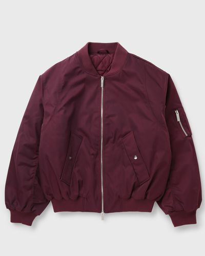 WRSTBHVR ARVEN V3 BOMBER JACKET, purple