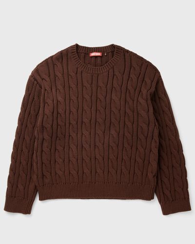 WRSTBHVR IMRAN SWEATER, brown