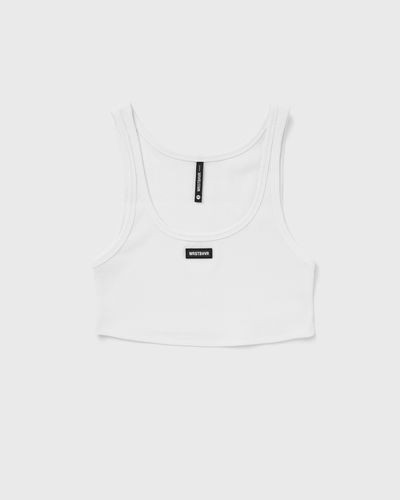WRSTBHVR JETTY V3 TANK TOP, white