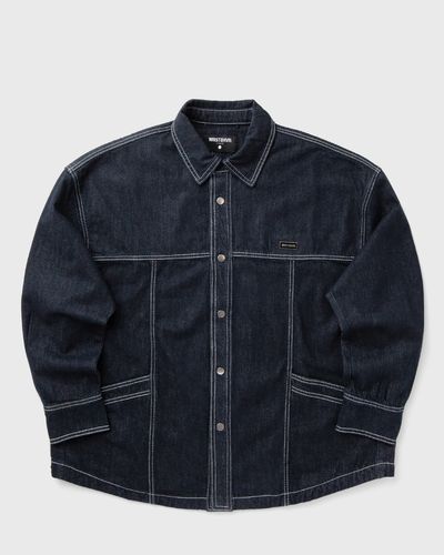 WRSTBHVR LEANDRA DENIM SHIRT, blue