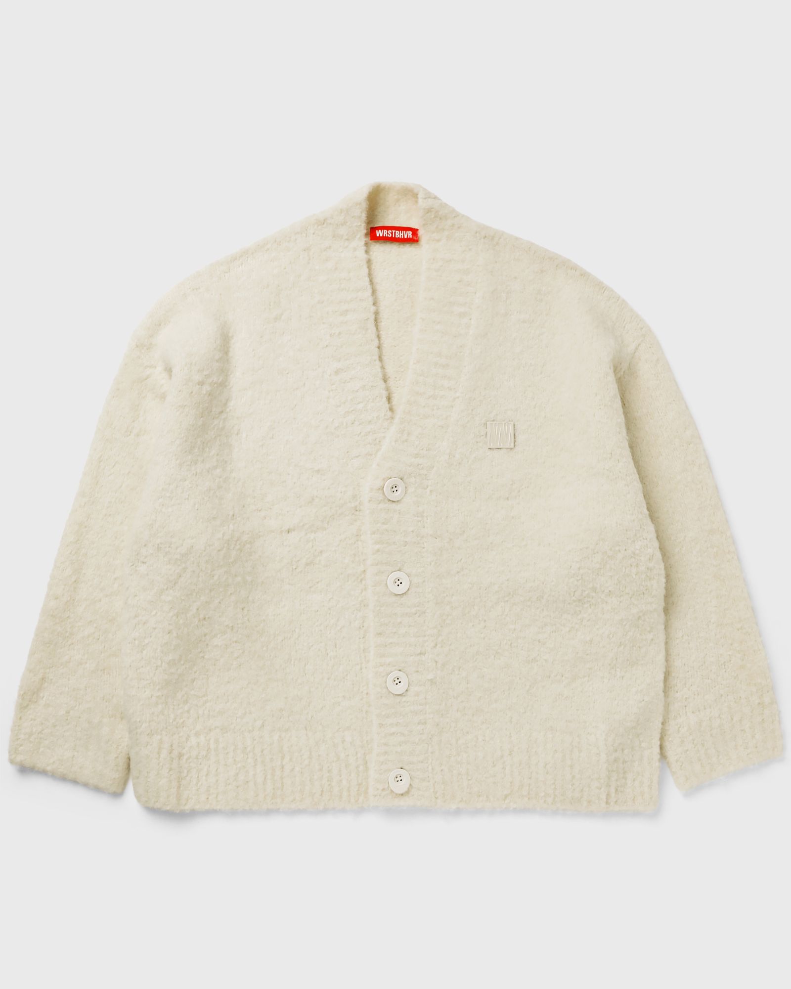 WRSTBHVR RASO V2 CARDIGAN, white