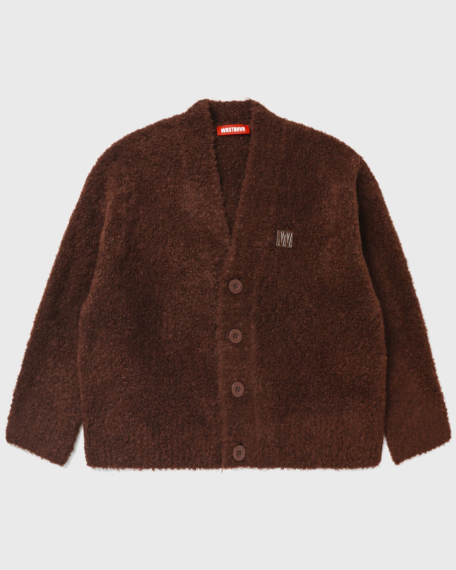 WRSTBHVR RASO V2 CARDIGAN, brown