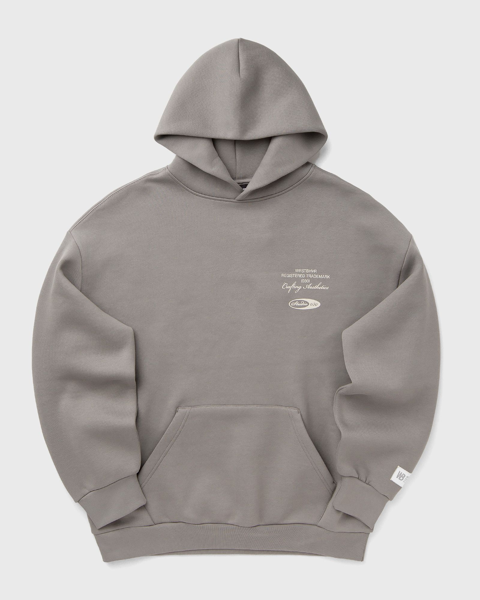 WRSTBHVR STUDIO V13 HOODIE, grey