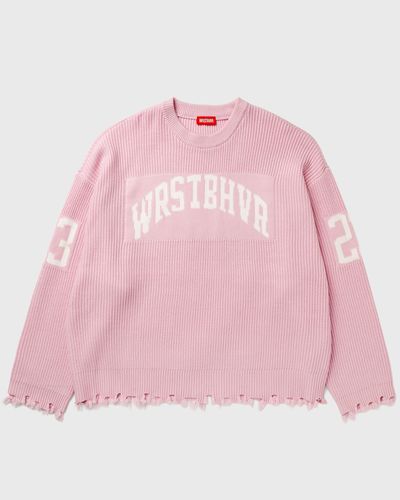 WRSTBHVR TOVE SWEATER, pink