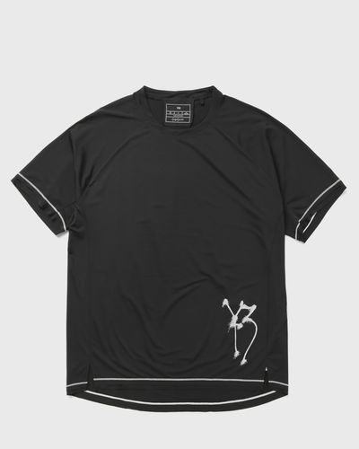 Y-3 CHITO GRAPHIC RUNNING SHORT SLEEVE TEE, black