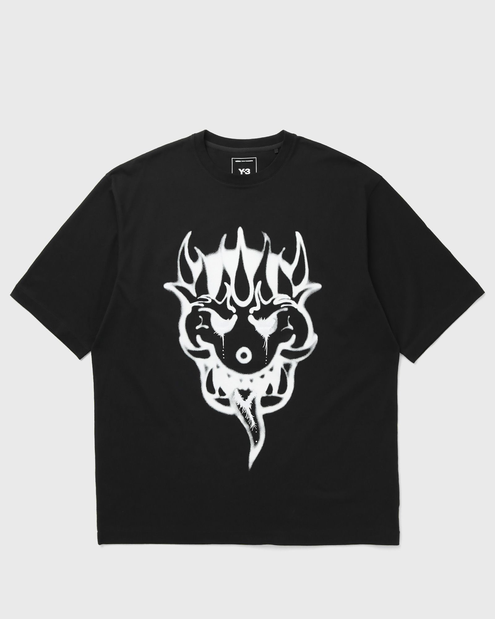 Y-3 CHITO GRAPHIC SHORT SLEEVE TEE, black
