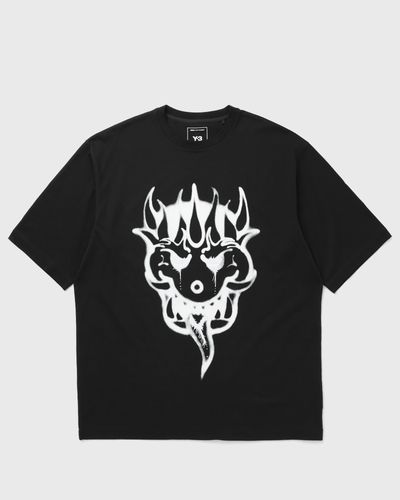 Y-3 CHITO GRAPHIC SHORT SLEEVE TEE, black