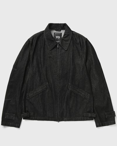Y-3 DENIM BLOUSON, black