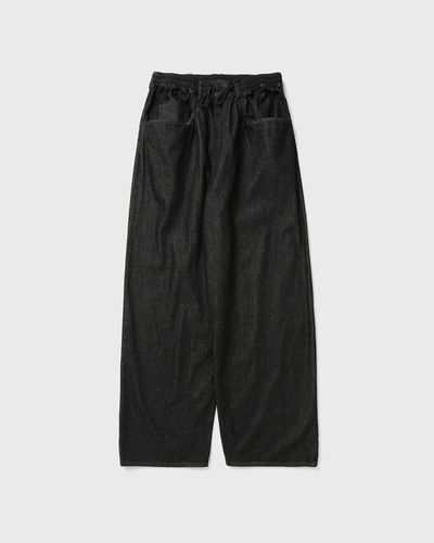 Y-3 DENIM PANTS, black