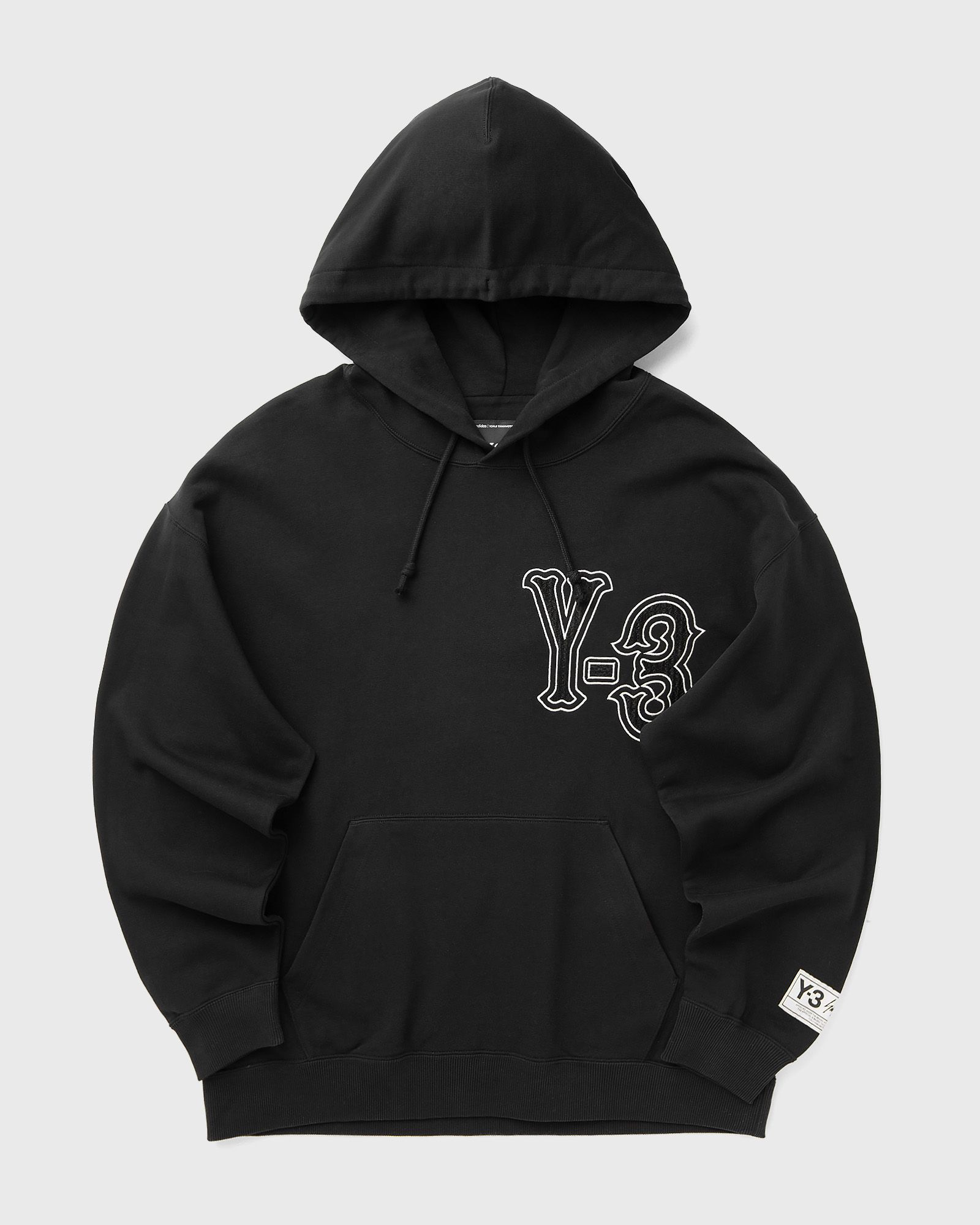 Y-3 GRAPHIC HOODIE, black