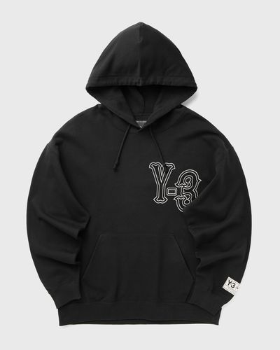 Y-3 GRAPHIC HOODIE, black