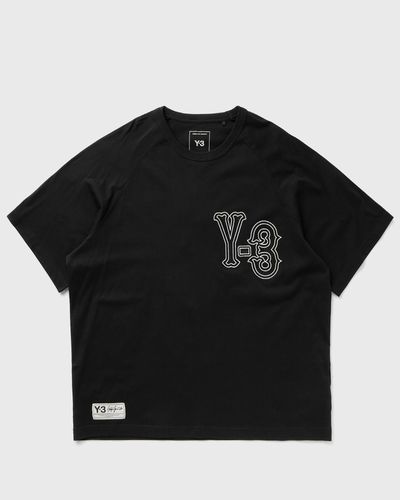 Y-3 GRAPHIC SHORT SLEEVE TEE, black