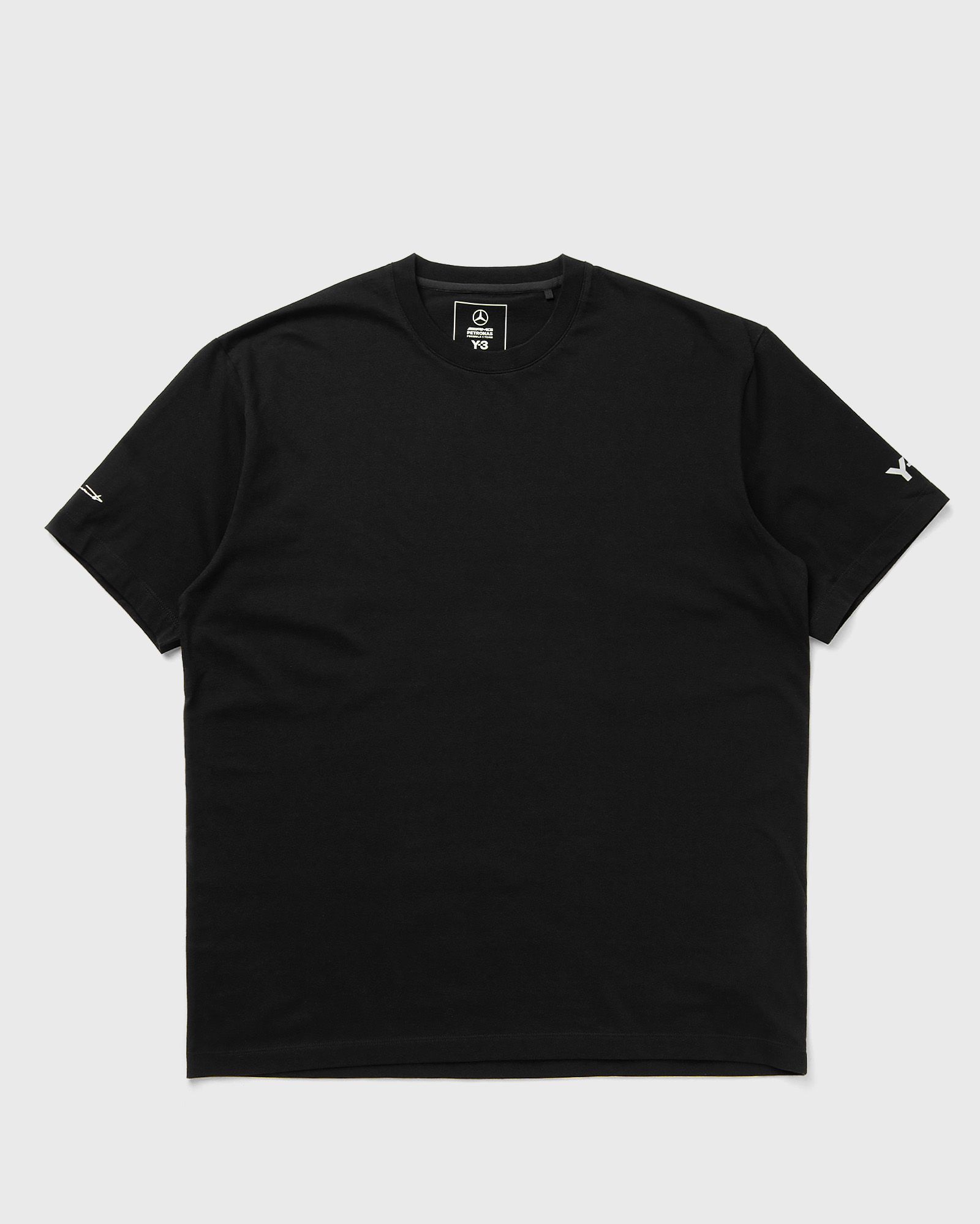 Y-3 X Mercedes - AMG PETRONAS FORMULA 1 TEAM STAR LOGO SHORT SLEEVE TEE, black